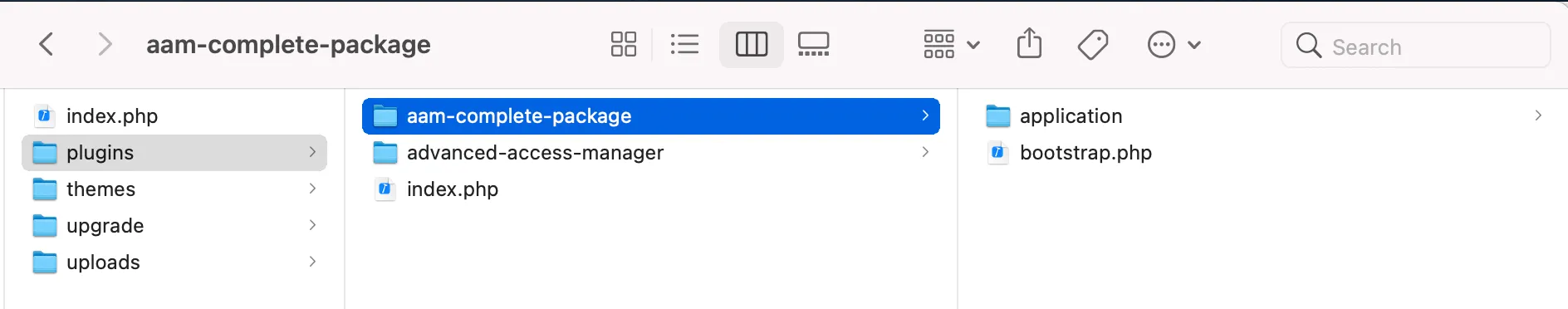 AAM Premium Add-On File Structure