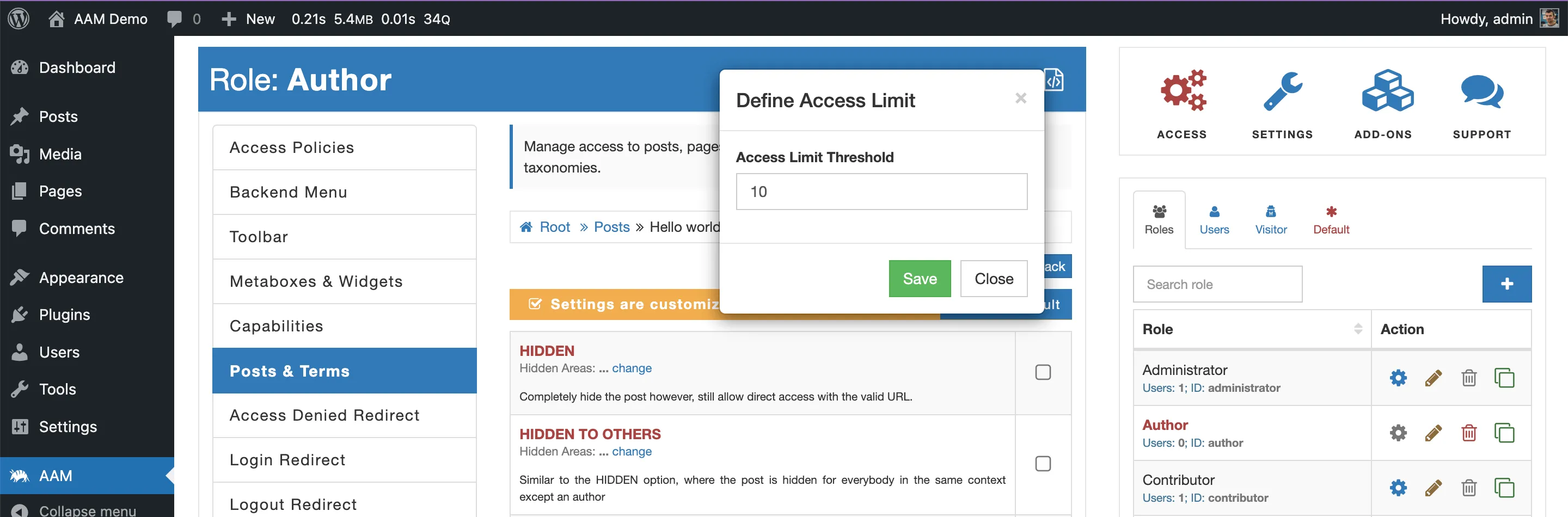 AAM Access Post Limited