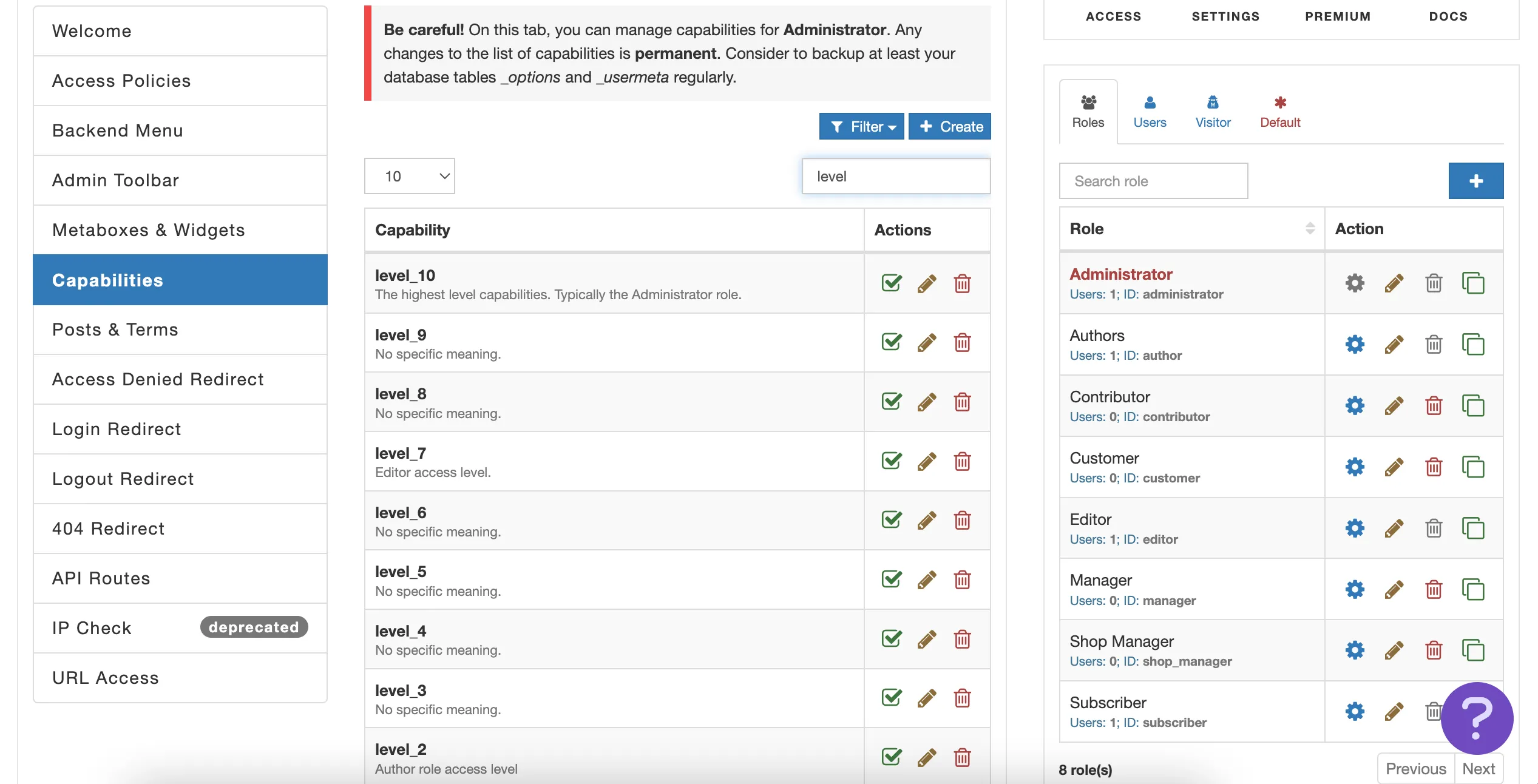 AAM Power User Capabilities