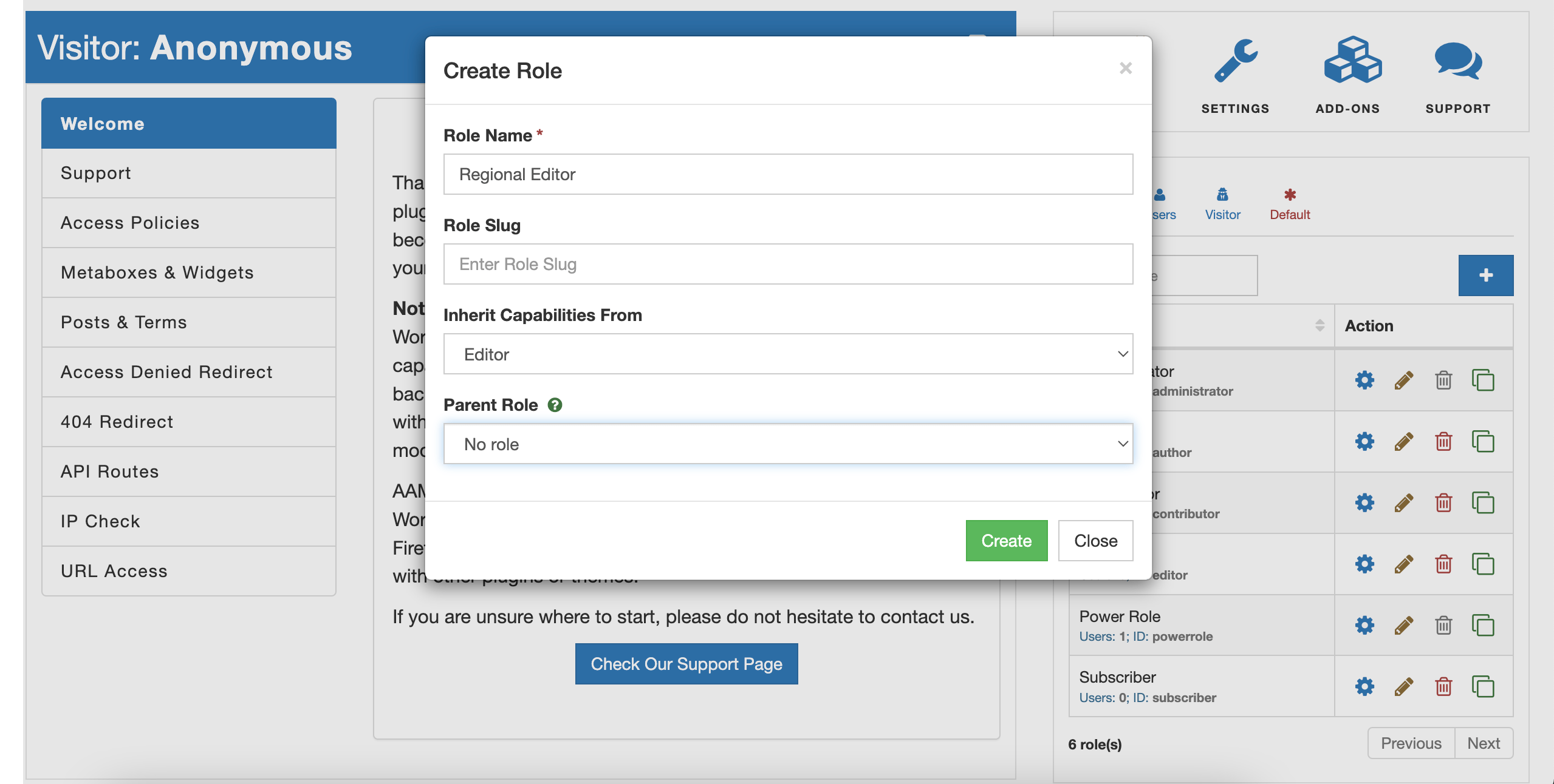 AAM Create Custom Role