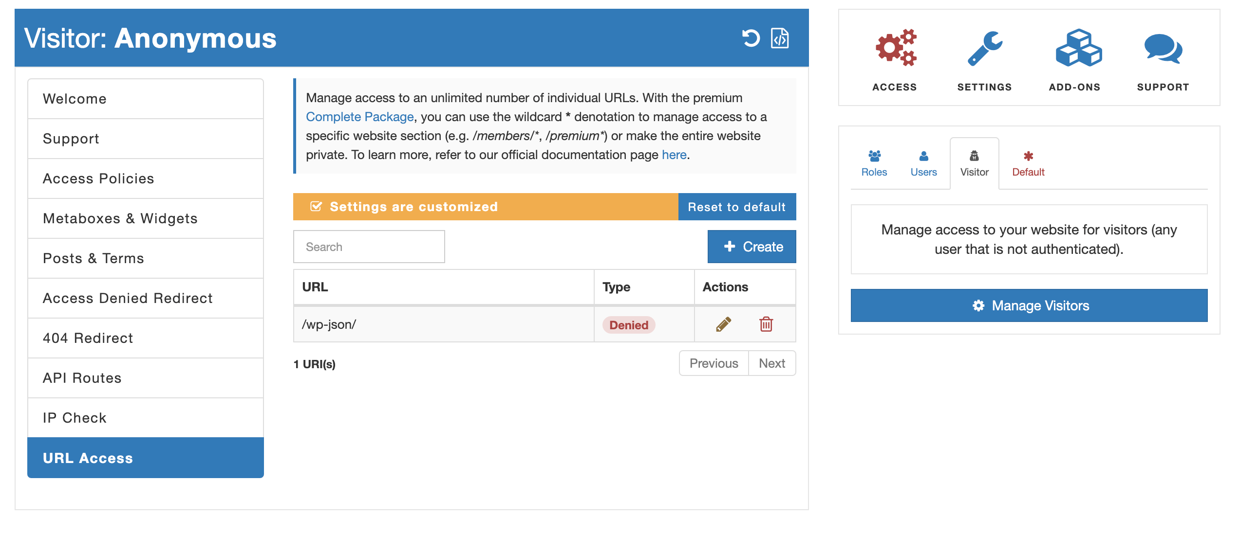 AAM URL Access RESTful Endpoint