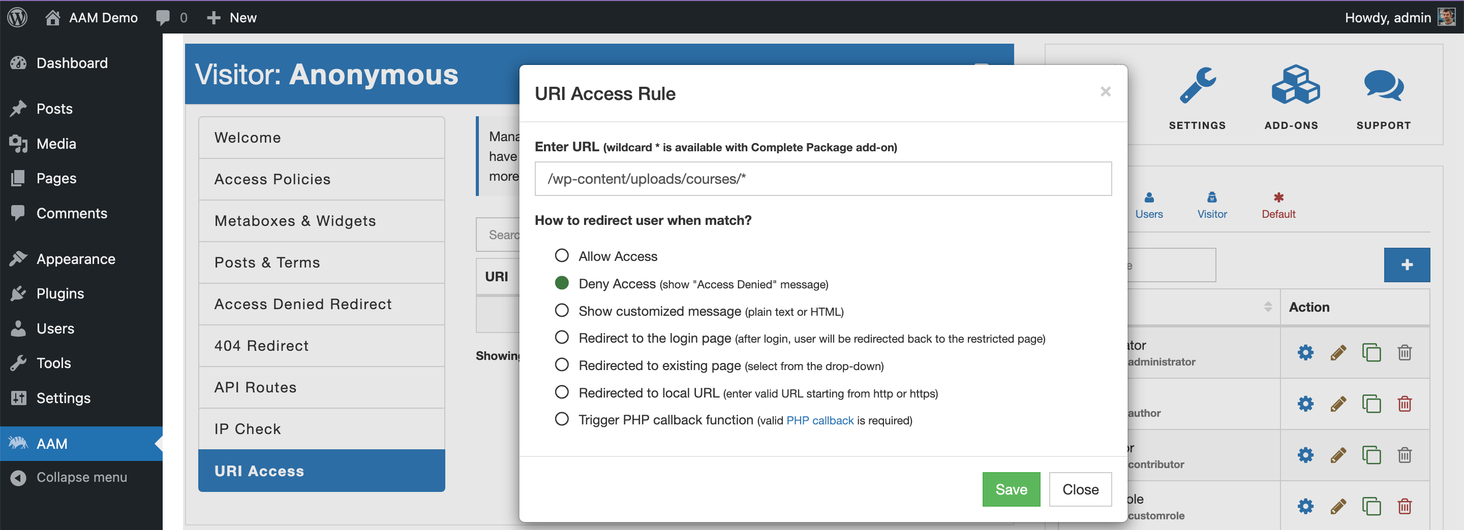 Restrict Access By Directory